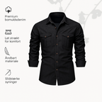 Villads -  Denimskjorte i bomuld