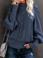 Lina™ | Elegant sweater med fletmønster