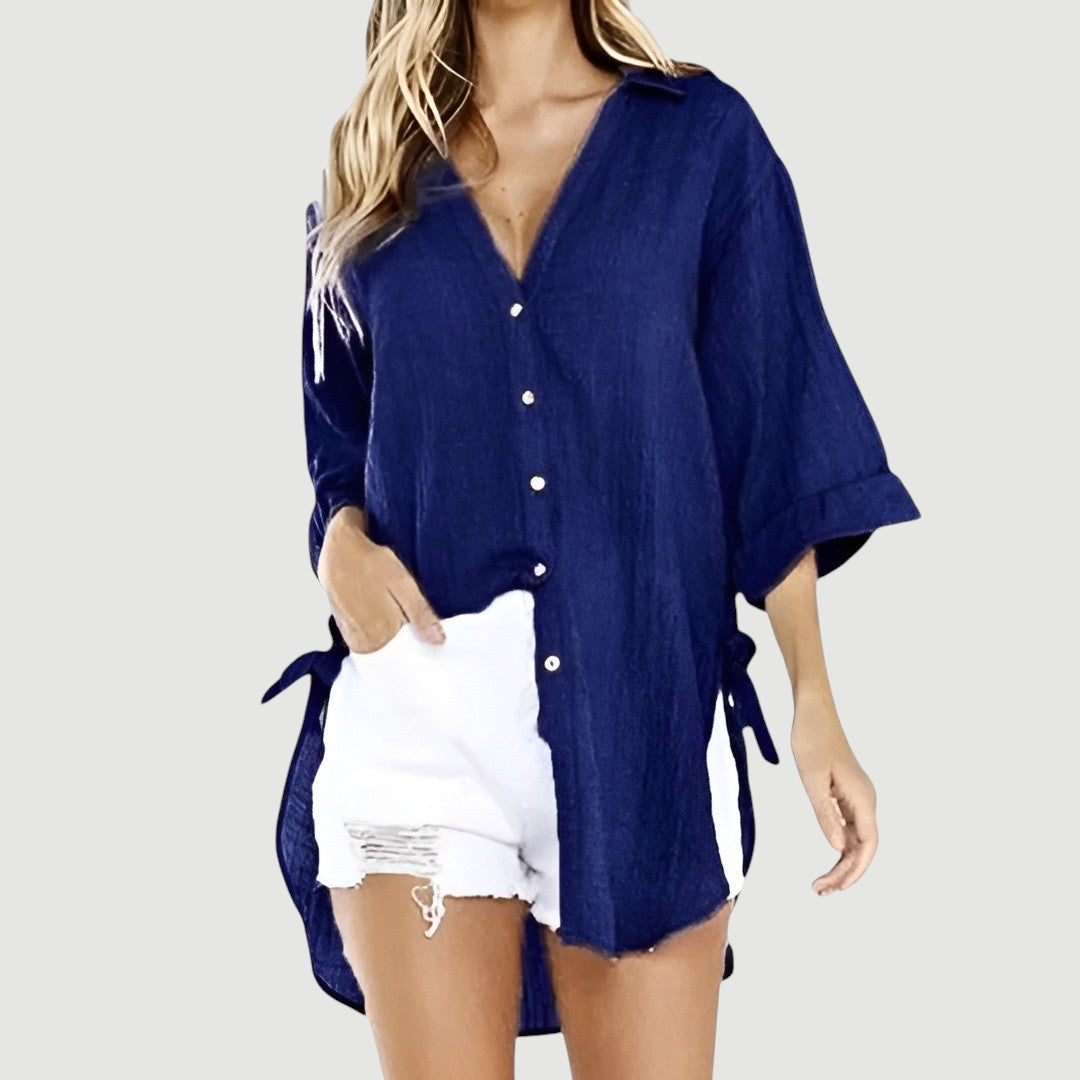 Rute™ – Luftig og behagelig hørbluse