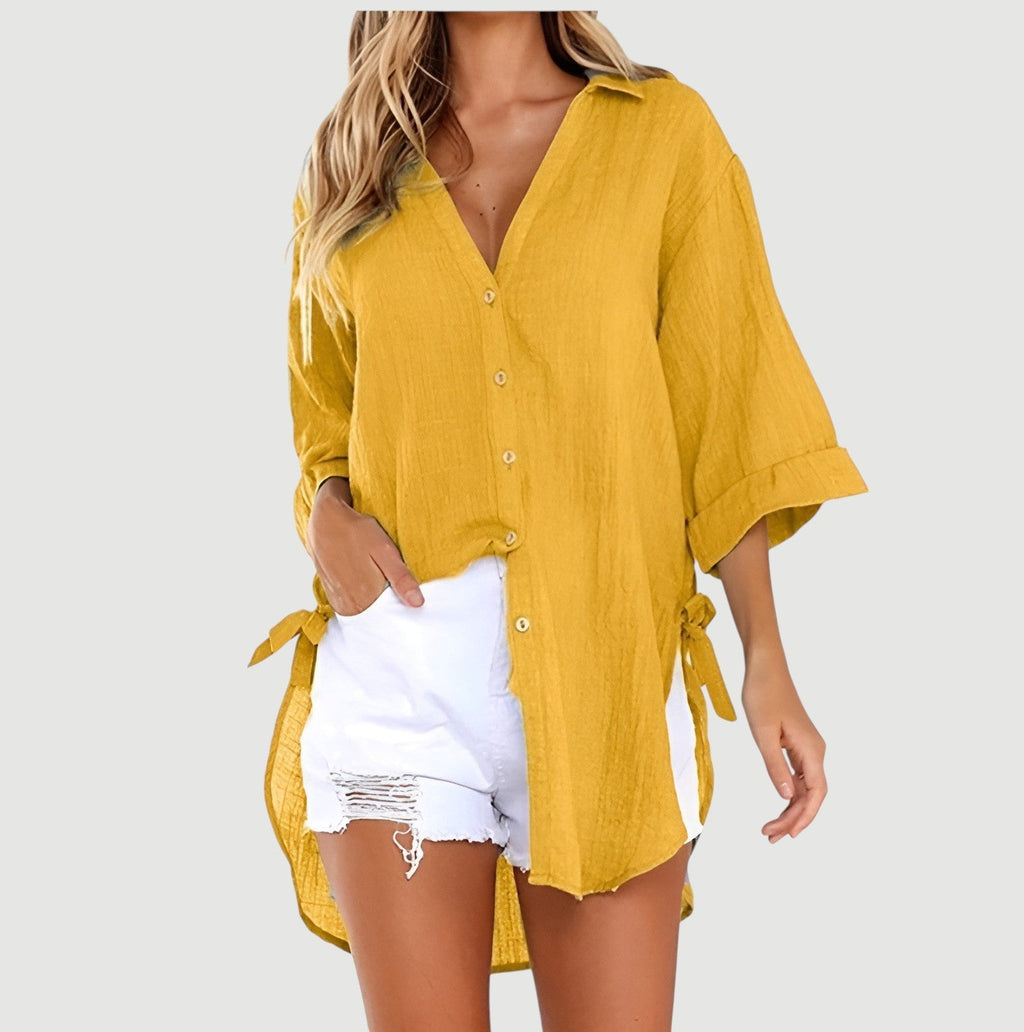 Rute™ – Luftig og behagelig hørbluse