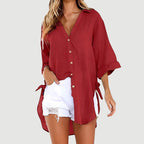 Rute™ – Luftig og behagelig hørbluse