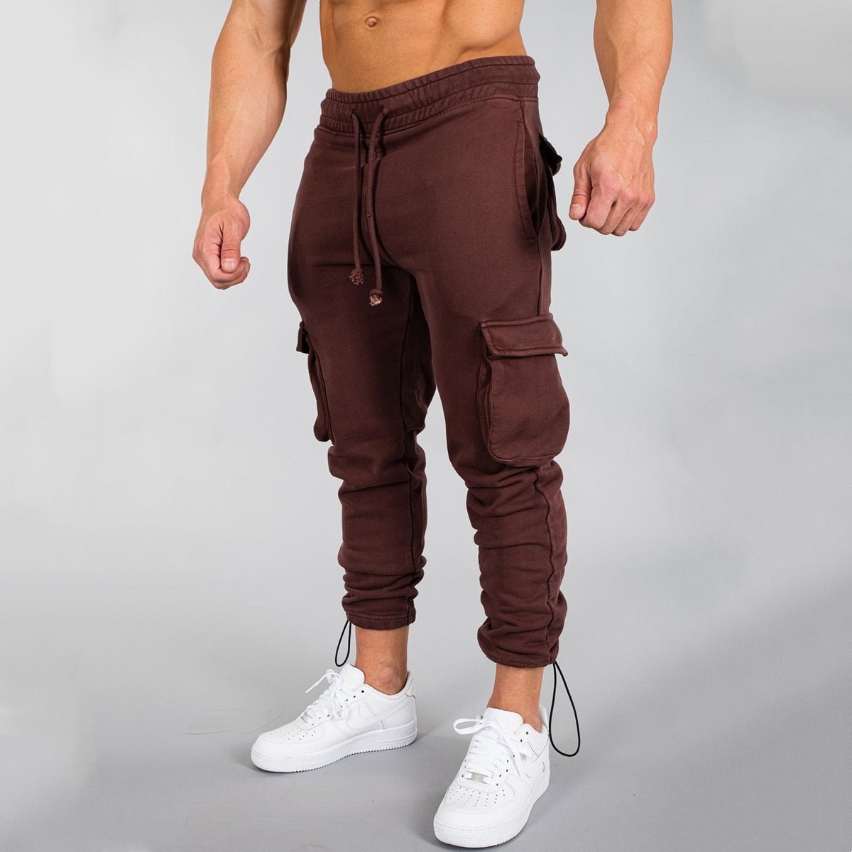 Anton - Herre Casual Slim-Fit Cargo Joggerbukser