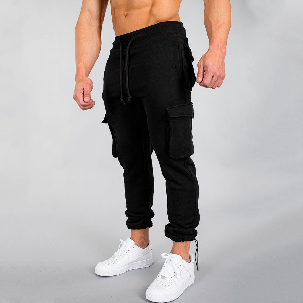 Anton - Herre Casual Slim-Fit Cargo Joggerbukser