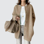 Mia™ | Elegant brun cardigan