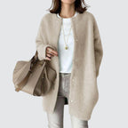 Mia™ | Elegant brun cardigan