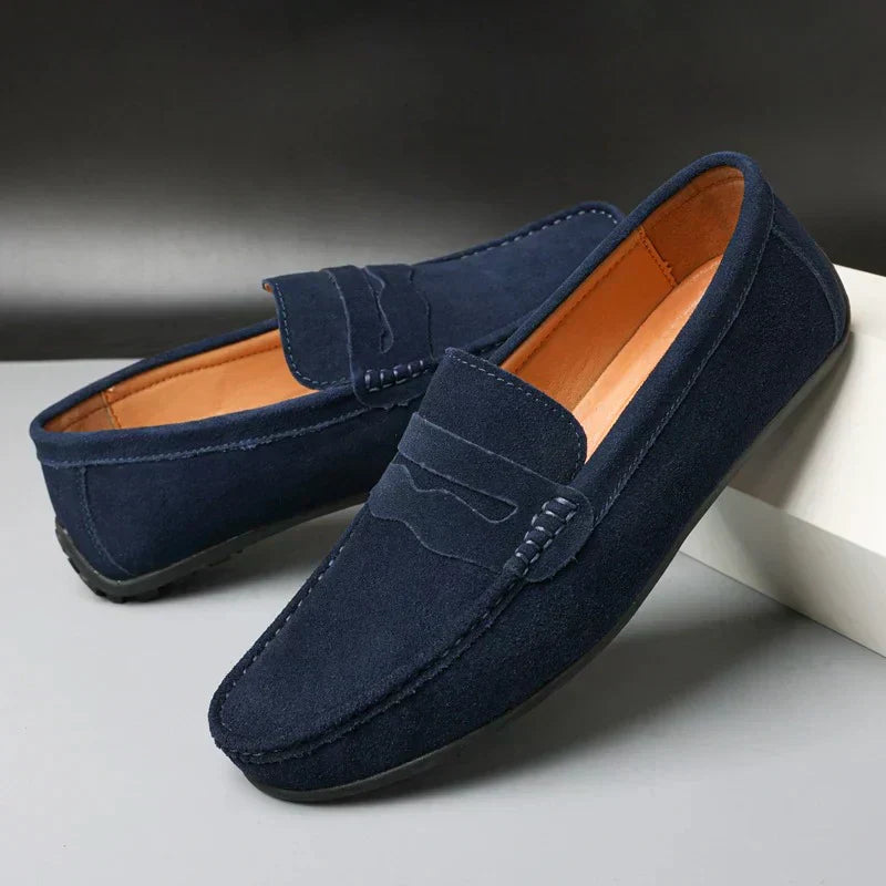 Sofie™ | Stilfulde Ruskindsloafers