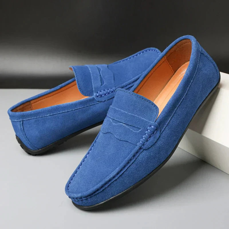 Sofie™ | Stilfulde Ruskindsloafers