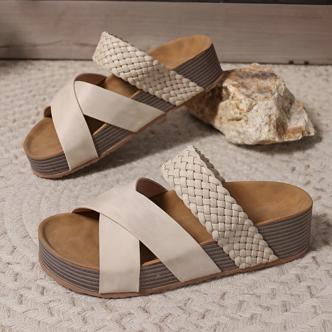 Joane™ – Komfortable lædersandaler med ortopædisk støtte