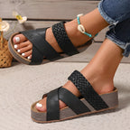 Joane™ – Komfortable skinnsandaler med ortopedisk støtte