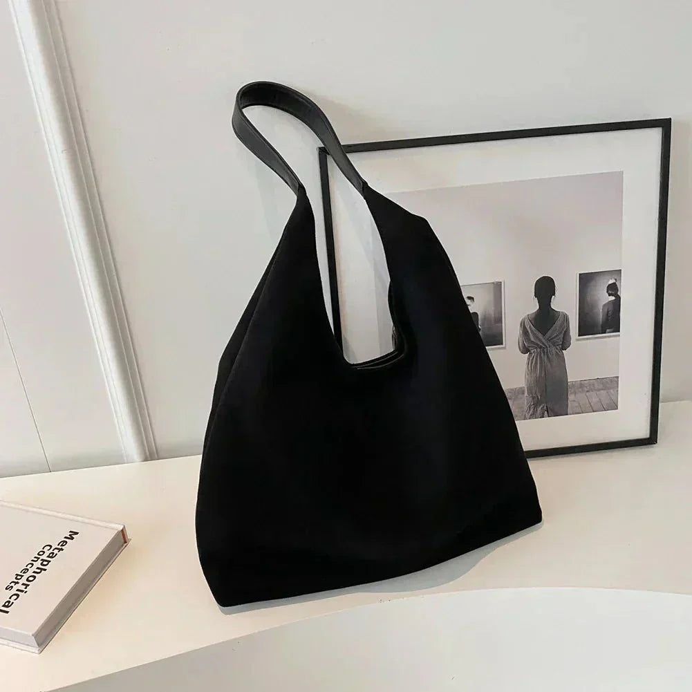 Helga | Stilfuld Ruskind Tote Taske