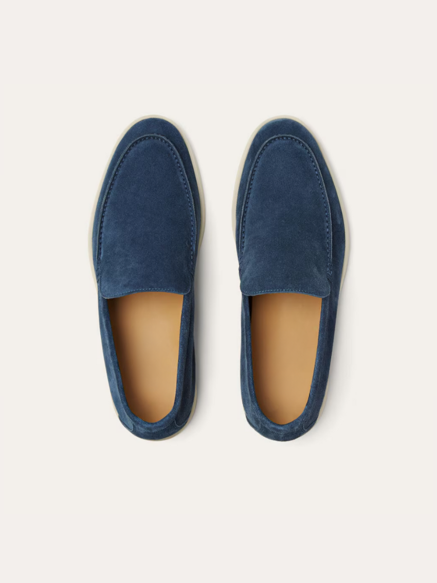 Casper | Fins Suede Loafers – Intens Blå